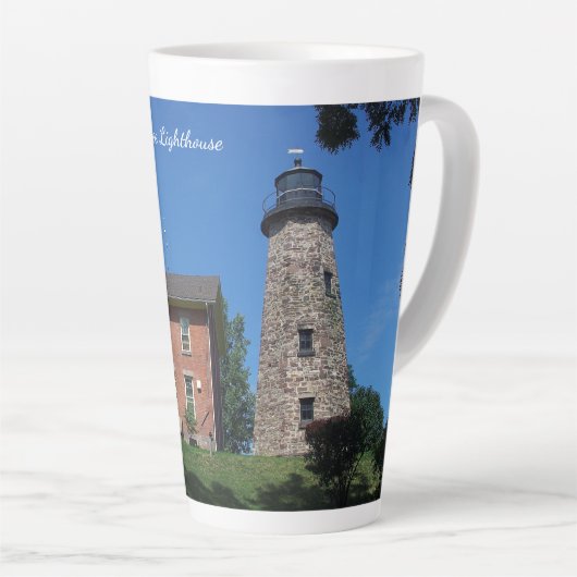 Charlotte Genesee Lighthouse latte mok (Rechterhoek)