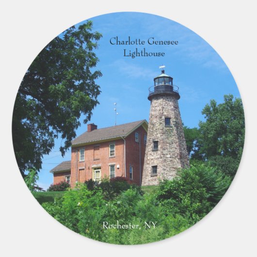 Charlotte Genesee Lighthouse sticker (Voorkant)