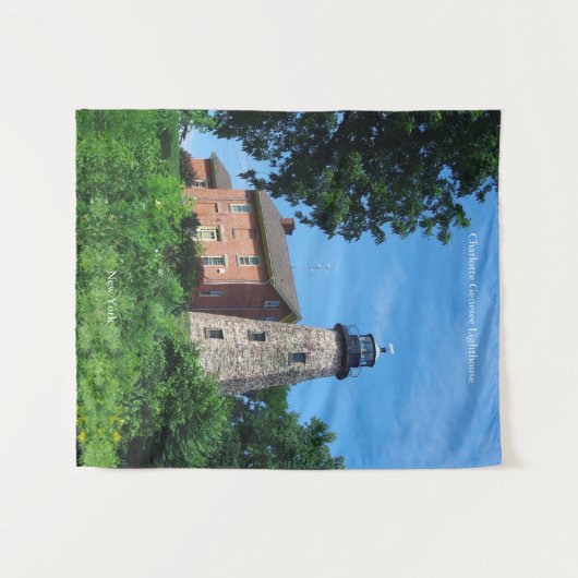 Charlotte Genesee Lighthouse tapestry Wandkleed (Voorkant (horizontaal))