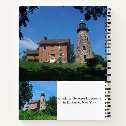Charlotte Genessee Lighthouse notitieboek (Achterkant)