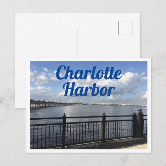 Charlotte Harbor Punta Gorda Florida Briefkaart (Voorkant / Achterkant)