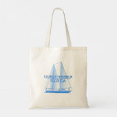 Charlotte Harbour Coastal Nautical Sailing Sailor Tote Bag (Achterkant)