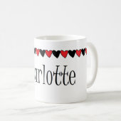 Charlotte Hearts Koffiemok (Voorkant rechts)