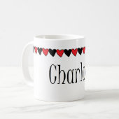 Charlotte Hearts Koffiemok (Voorkant links)
