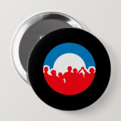 Charlotte in 2012 ronde button 4,0 cm (Voorkant /achterkant)