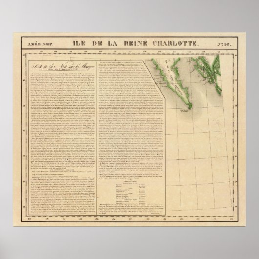 Charlotte Islands 30 Poster (Voorkant)