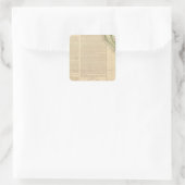 Charlotte Islands 30 Vierkante Sticker (Tas)