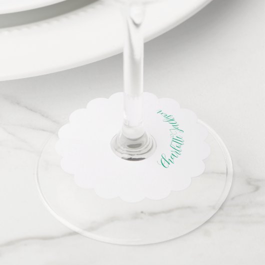 Charlotte Jackson Wijnglaslabel (Dichtbij)