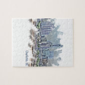 charlotte koningin skyline legpuzzel (Horizontaal)