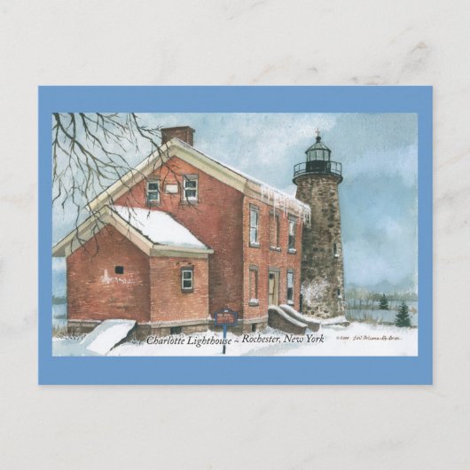 Charlotte Lighthouse Briefkaart (Voorkant)