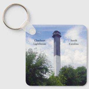 Charlotte Lighthouse metalen sleutelhanger