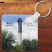 Charlotte Lighthouse metalen sleutelhanger (Achterkant)