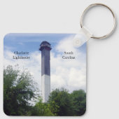 Charlotte Lighthouse metalen sleutelhanger (Achterkant)
