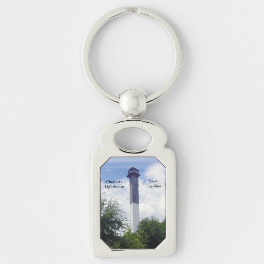 Charlotte Lighthouse metalen sleutelhanger (Voorkant)