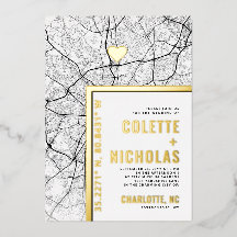 Charlotte Love Locator | Stad thema bruiloft