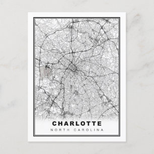 Charlotte Map Briefkaart