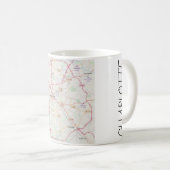 Charlotte Map Coffee Mok (Voorkant rechts)