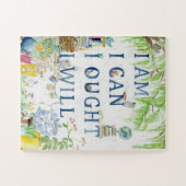 Charlotte Mason Quote I am I can I ought I will Legpuzzel (Horizontaal)