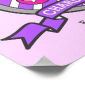 Charlotte meisjesnaam: heraldry shield poster (Hoek)