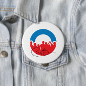CHARLOTTE MET BARACK OBAMA -.png Ronde Button 4,0 Cm (In situ)