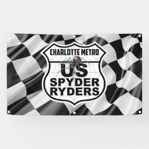 Charlotte Metro Chapter - Banner Finish Vlag Logo