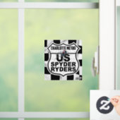 Charlotte Metro Chapter - Decal Afwerking Vlag & L (Huis)