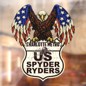Charlotte Metro Chapter - Sticker Eagle Logo (Vel 2)