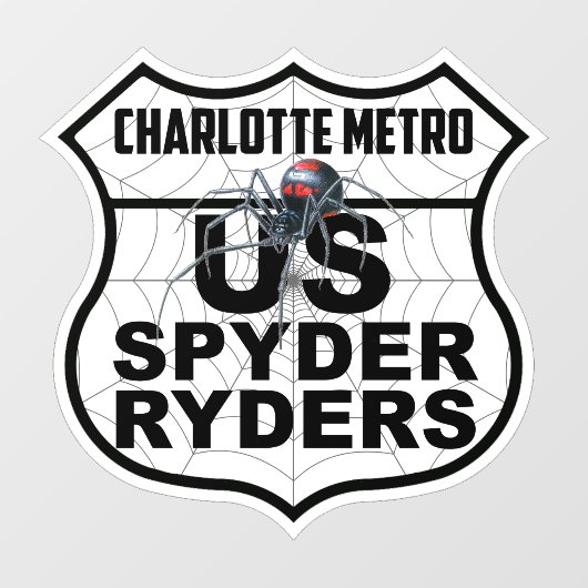 Charlotte Metro-hoofdstuk - Decal Hoofdstuklogo (Vel)