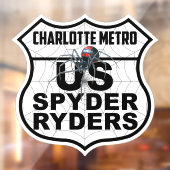 Charlotte Metro-hoofdstuk - Decal Hoofdstuklogo (Vel 2)