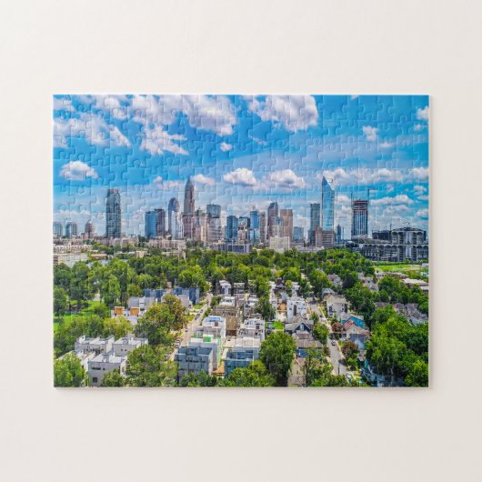 Charlotte Modern Buildings USA Jigzaag Puzzle Legpuzzel (Horizontaal)