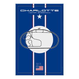 Charlotte Motor Speedway Perfect Poster