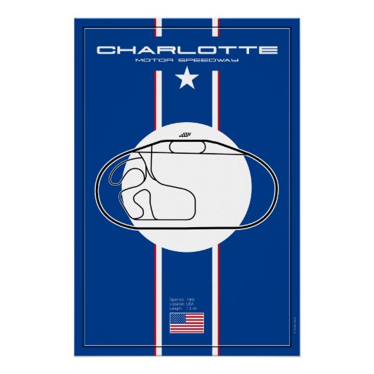 Charlotte Motor Speedway Perfect Poster (Voorkant)