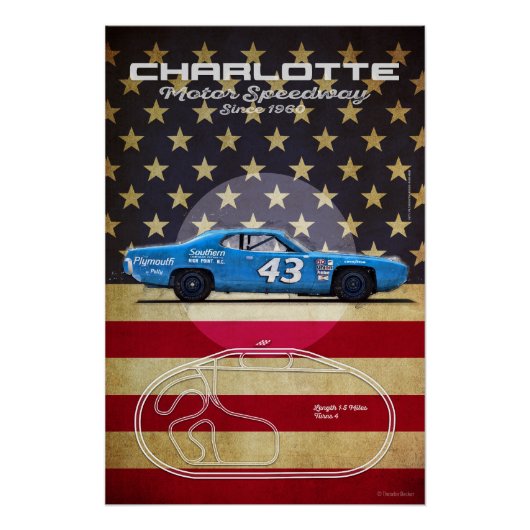 Charlotte Motor Speedway Perfect Poster (Voorkant)