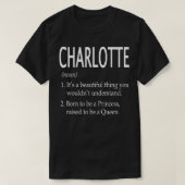 Charlotte Naam Gift 148 T-shirt (Design voorkant)