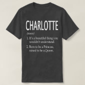 Charlotte Naam Gift 174 T-shirt (Design voorkant)