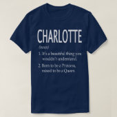 Charlotte Naam Gift 46 T-shirt (Design voorkant)