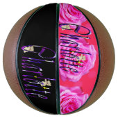 Charlotte, naam Logo, regelmaat Basketball Mini Basketbal (Verticaal)