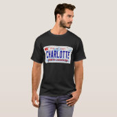 Charlotte - NC Bord T-shirt (Voorkant volledig)