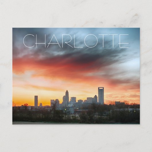 Charlotte NC Briefkaart (Voorkant)