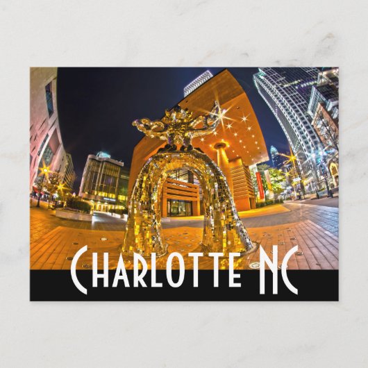 Charlotte NC Briefkaart (Voorkant)