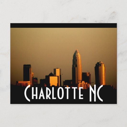 Charlotte NC Briefkaart (Voorkant)
