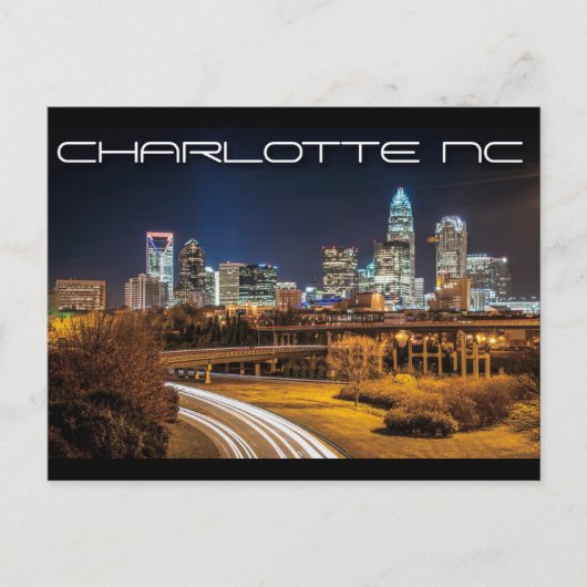 Charlotte NC Briefkaart (Voorkant)