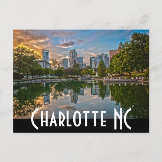 Charlotte NC Briefkaart (Voorkant)