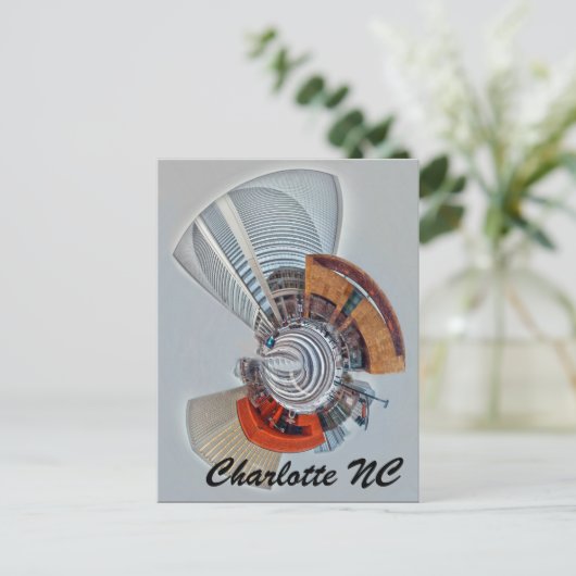 Charlotte NC Briefkaart (Staand voorkant)