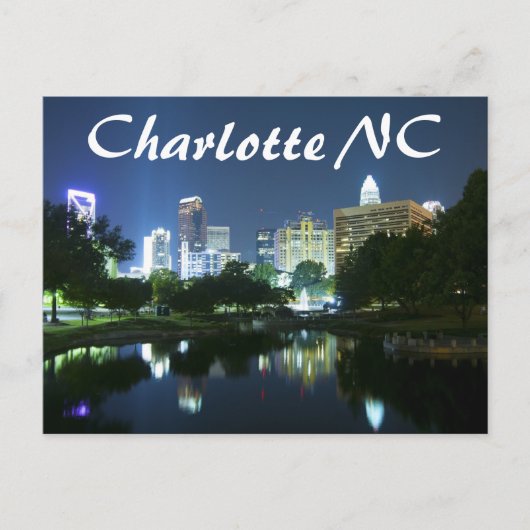 Charlotte NC Briefkaart (Voorkant)