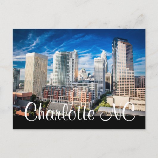 Charlotte NC Briefkaart (Voorkant)