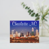Charlotte NC Briefkaart (Staand voorkant)