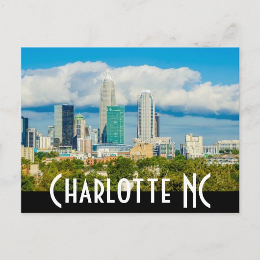 Charlotte NC Briefkaart (Voorkant)