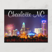 Charlotte NC Briefkaart (Voorkant)