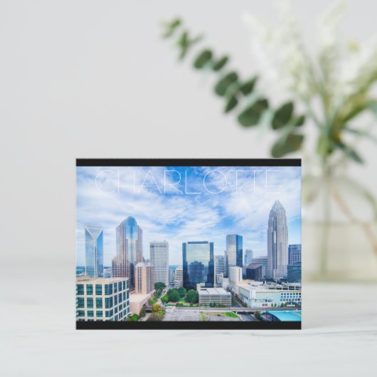 Charlotte NC Briefkaart (Staand voorkant)